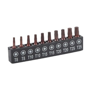 Support de rangement pour embouts de tournevis Besa, organisateur d'outils en plastique à 8 trous pour embouts Torx T8 T10 T15 T20 T25 - Product Image 1
