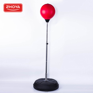 ZHOYA SPORT 2024 Sacco da Boxe Personalizzato con Velocità Regolabile, Palla da Boxe Autoportante per Riflessi in PU PVC con Tubo in Acciaio Zincato - Product Image 1