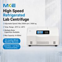 Centrifugeuse de laboratoire réfrigérée à commande numérique de paillasse, écran tactile TFT, moteur à conversion de fréquence AC, 21000 tr/min max.