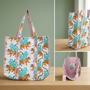 Sacs fourre-tout en coton pour femmes, tendance, pour le bureau, la maison, les fêtes, la plage, toutes saisons, sac à bandoulière à volants de créateur, ouvert, lavable - Product Image 3