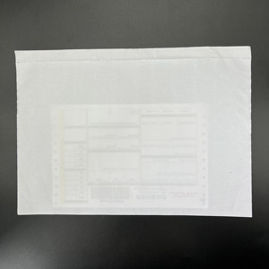 Bolsa de lista de embalaje transparente, a prueba de agua, sobres de lista de embalaje, carta de envío personalizada, bolsillo - Product Image 6