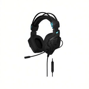 Akz D10 Black Gaming Headset With <b>Microphone</b> For <b>Pc</b> And Mobile Use - Product Image 3