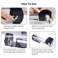 Piège à rats et souris intelligent en plastique de 32 cm, très efficace, pour capture vivante, machine de capture de souris, cage à souris