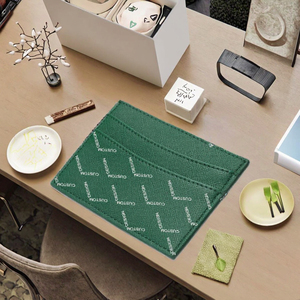 Porta Carte <span class=keywords><strong>di</strong></span> <span class=keywords><strong>Lusso</strong></span> <span class=keywords><strong>di</strong></span> Alta Qualità Firmato con Motivo a Lettere, Portafoglio Sicuro per Carte <span class=keywords><strong>di</strong></span> Credito per <span class=keywords><strong>Uomo</strong></span> e Donna - Product Image 2