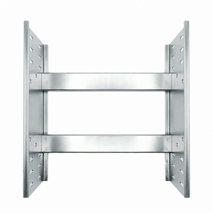 OEM Customized 200*100mm Hot Dipped Galvanized <b>Waterproof</b> <b>Cable</b> Ladder Tray Outdoor Heavy Duty Perforated <b>Cable</b> Ladder - Product Image 1