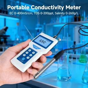 Medidor de Conductividad Portátil, Medidor de Detección de Salinidad <span class=keywords><strong>EC</strong></span> TDS para Agua Ultrapura, para Uso Químico, Farmacéutico y Educativo - Product Image 3
