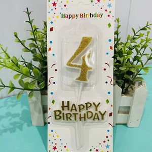 Gran oferta de velas digitales número 0-9 30 unids/set brillo Feliz cumpleaños número de <span class=keywords><strong>vela</strong></span> para suministros de fiesta de cumpleaños - Product Image 3