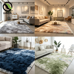 <span class=keywords><strong>Tapis</strong></span> <span class=keywords><strong>shaggy</strong></span> tie-dye QIANQIAO en gros <span class=keywords><strong>160x230cm</strong></span> pour distributeurs mondiaux – <span class=keywords><strong>Tapis</strong></span> d'appoint en polyester à poils longs et doux en vrac - Product Image 1