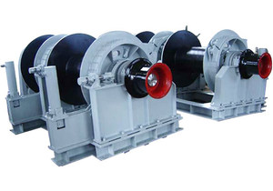 รอกจูงเรือแบบดรัมคู่ ODM ปรับแต่งได้ อัตราทด 20 10:1 - Product Image 1