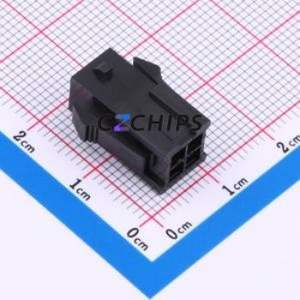 HC-MX3.0-2*2EY-05 Housing (Wire-to-Board / Wire-to-Wire) P=3mm Connector 2x2P 3mm Micro-Fit (MX 3.0) 3mm - Product Image 1