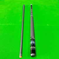 Queue de billard en fibre de carbone à tête en cuir fendue 1/2 de 10mm avec une sensation de douceur et une forte sensation de frappe