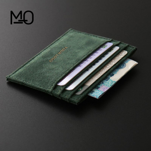 Rfid chặn Slim Coin Purse mini thẻ tín dụng Ví với bọc ngân hàng thiết kế làm bằng PU Chất liệu - Product Image 1