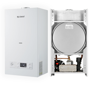 Caldera combinada de gas montada en la pared 24kW Vaso de expansión trasera Mercado euroasiático Popular con aplicación Smart Control - Product Image 1