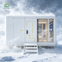 Casa Contenedor Modular de Aluminio, Estructura Modular, Casa Móvil para Proyectos Planos y Vivienda Temporal