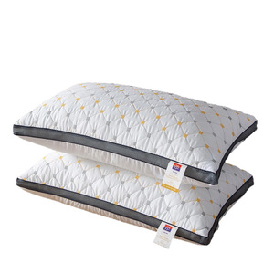 Groothandel zachte luxe hotelkussen kern op maat gemaakte quilted polyestervezel gevulde ergonomische antibacteriële nek kussen bed - Product Image 1