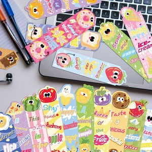 Wholesale and custom scented creative <b>bookmarks</b>, paper cartoon <b>bookmarks</b>, student souvenirs, reading record <b>bookmarks</b> - Product Image 4