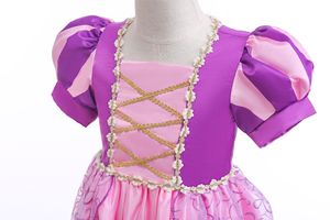 Elegante abito floreale da ballo principessa per bambini costumi Cosplay di Halloween per ragazze di Pasqua festa di Pasqua vestito Sofia - Product Image 4