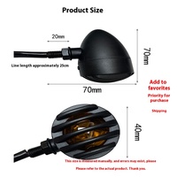 MSC Universal LED Display Screen Motorcycle Lighting System Maverick Electric Scooter Retrofit Turning Signal Light Model
