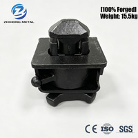 Verrou de conteneur 100 % acier forgé haute résistance, 52 mm, rétractable, certifié ISO 1161, 15,5 kg, pour camion