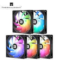 Lot de 5 ventilateurs de refroidissement pour processeur Thermalright TL-C12C-S 120 mm ARGB, 4 broches PWM, silencieux, roulemen