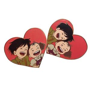 Pins de esmalte duro con diseños de personajes de circo, productos conmemorativos, chapados en níquel negro, para días importantes - Product Image 4