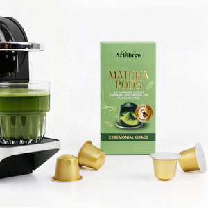 Capsules de Matcha Originales de Qualité Cérémoniale, Ensemble de Capsules de Thé Vert pour Cadeau, Compatibles <span class=keywords><strong>Nespresso</strong></span> et Keurig, Adaptées au Régime Céto, Vente en Gros OEM - Product Image 1