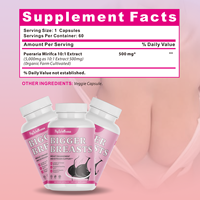 Complément Herbal OEM pour l'Amélioration Mammaire : Capsules d'Œstrogène Hormonal Féminin pour des Seins Plus Ferme et Plus Volumineux