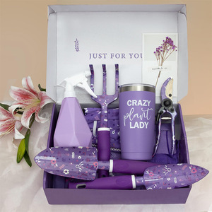 Cadeaux de jardinage pour femmes, ensemble d'outils de jardin avec outils à main robustes et sac de rangement, jaune vif - Product Image 6