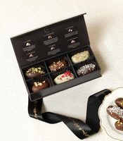 Boîte Cadeau Personnalisée Recyclable pour Dattes du Ramadan, Noix, Fruits Séchés, Biscuits et Desserts pour l'Aïd, Emballage de Dattes du Ramadan