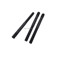 Threaded on Both Ends M6x20mm Steel Push Rod Double End Thread Stud with Zinc and Black Finish