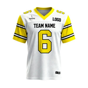 Camiseta de Fútbol Personalizada Ruiwo, Uniforme <span class=keywords><strong>con</strong></span> Estampado Digital, Camiseta de Fútbol Blanca y Negra, Transpirable, 100% Poliéster, Malla, Práctica, Lisa - Product Image 1