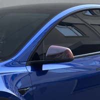WRAPMASTER 1.52*17m Klein Blue Auto Wrap Film PVC Super Glossy Crystal PET Full Body Stickers pour décorations à changement de couleur