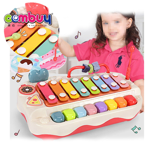 Jouet éducatif précoce pour enfant, <span class=keywords><strong>piano</strong></span> à clapet 2 en <span class=keywords><strong>1</strong></span>, pour jouer ou faire de la musique - Product Image 1