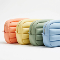 Bolsa de Maquillaje Acolchada de Neopreno con Burbujas Suaves y Color Personalizado