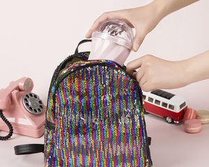 Mochila inteligente brillante para niños, morral escolar con lentejuelas brillantes, 2023 - Product Image 4