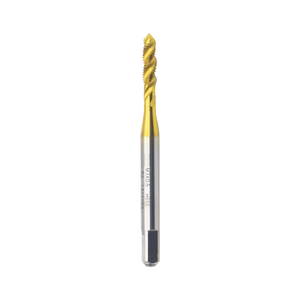 Grifo de máquina de ranura de flauta en espiral de acero inoxidable de cobalto, recubierto de titanio para roscar varillas de acero - Product Image 3