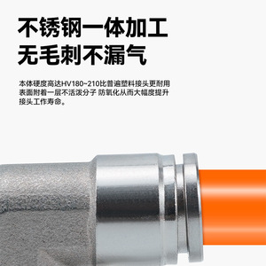 Zoni 304 Stainless Steel <b>Quick</b> Connect Pneumatic Fitting Internal Thread Elbow High Pressure Air Pipe <b>Connector</b> - Product Image 4