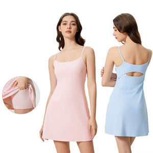 Faldas DE <span class=keywords><strong>TENIS</strong></span> personalizadas Falda de yoga adelgazante con bolsillo Gimnasio Fitness Correr Deporte Entrenamiento Falda DE <span class=keywords><strong>TENIS</strong></span> blanca Vestido, Pickleball Wear - Product Image 1