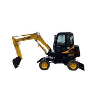 Mini-excavatrice sur pneus Hyundai 60w-7 de 6 tonnes à vendre, de bonne qualité - Product Image 1