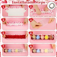 Boîtes à macarons en papier écologiques avec fenêtre transparente pour les fêtes de mariage et les collations 12 x 2,5 x 2,2 pouces
