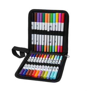Artist Acrylic Marker <b>Set</b> Dual Tip Waterproof Markers for Professional Art Creation - Product Image 1