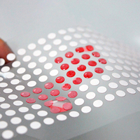 Pegatina Adhesiva Sensible al Agua con Cambio de Color Personalizado para Seguridad de Cámaras, Cambia a Rojo al Tacto con el Agua, Cambio de Color Irreversible