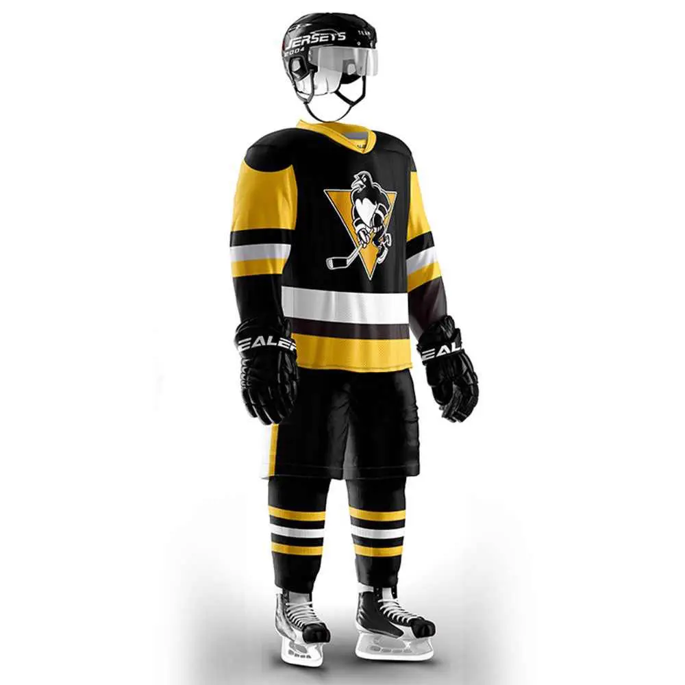 Hockey Penguin Người Hâm Mộ Đào Tạo Mặc Ice Hockey Jersey Tùy Chỉnh Giá Rẻ Chất Lượng Tốt Nhất
