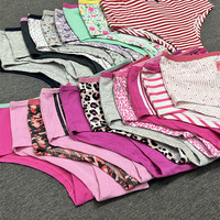 Celana Dalam Bikini Katun Wanita, Celana Dalam Anti-Bakteri Nyaman Berbahan Rib Lebar untuk Remaja Putri