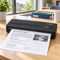 Printer Portabel Tanpa Tinta Xprinter BP1 untuk Lembar Pengiriman Pesanan Logistik dan Dokumen Teks Hitam