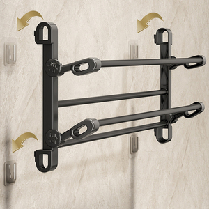 Wall-Mounted Shoe Organizer <strong>Rack</strong> Folding Behind Door <strong>Steel</strong> <strong>Pipe</strong> Shoe <strong>Rack</strong> <strong>Storage</strong> Organizer - Product Image 2