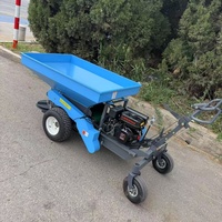 Petit épandeur manuel à marche arrière, épandeur d'engrais agricole rotatif à grande capacité