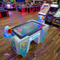 Système de divertissement de simulateur de pêche pour deux personnes à pièces de grand équipement électronique commercial interactif d'arcade pour