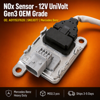 A0111537628 SNS3077 Capteur d'oxygène et d'azote pour Detroit DD13 DD15 DD16, capteur Nox 12V avec unité de contrôle et garantie d'un an