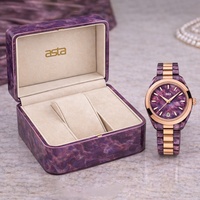 Asta Montre Quartz Femme Acétate Ronde Boucle Papillon Large Choix Business Cadeau Marché UE
